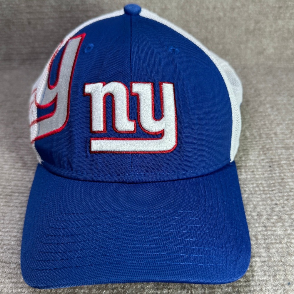 New York Giants New Era Hat Mens L XL Blue White Mesh 39THIRTY Cap
